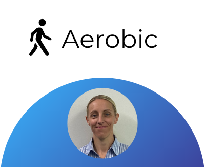 Aerobic step exercise session