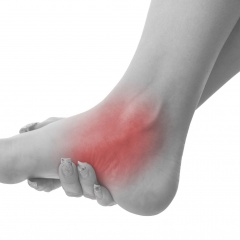 How could a sprained ankle affect your neck?